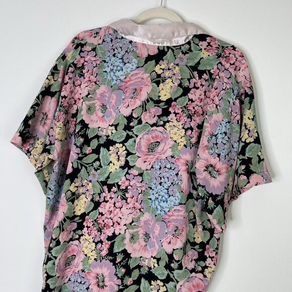 Victoria’s Secret Vintage Gold Label Nightgown Women’s Size Small Floral - Picture 7 of 9